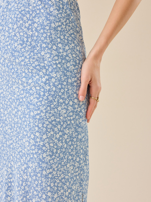 Amora Floral Midi Skirt - ARULA