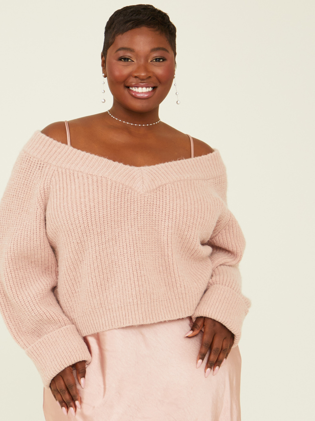 Nancy Satin Dress & Sweater Set Detail 6 - ARULA