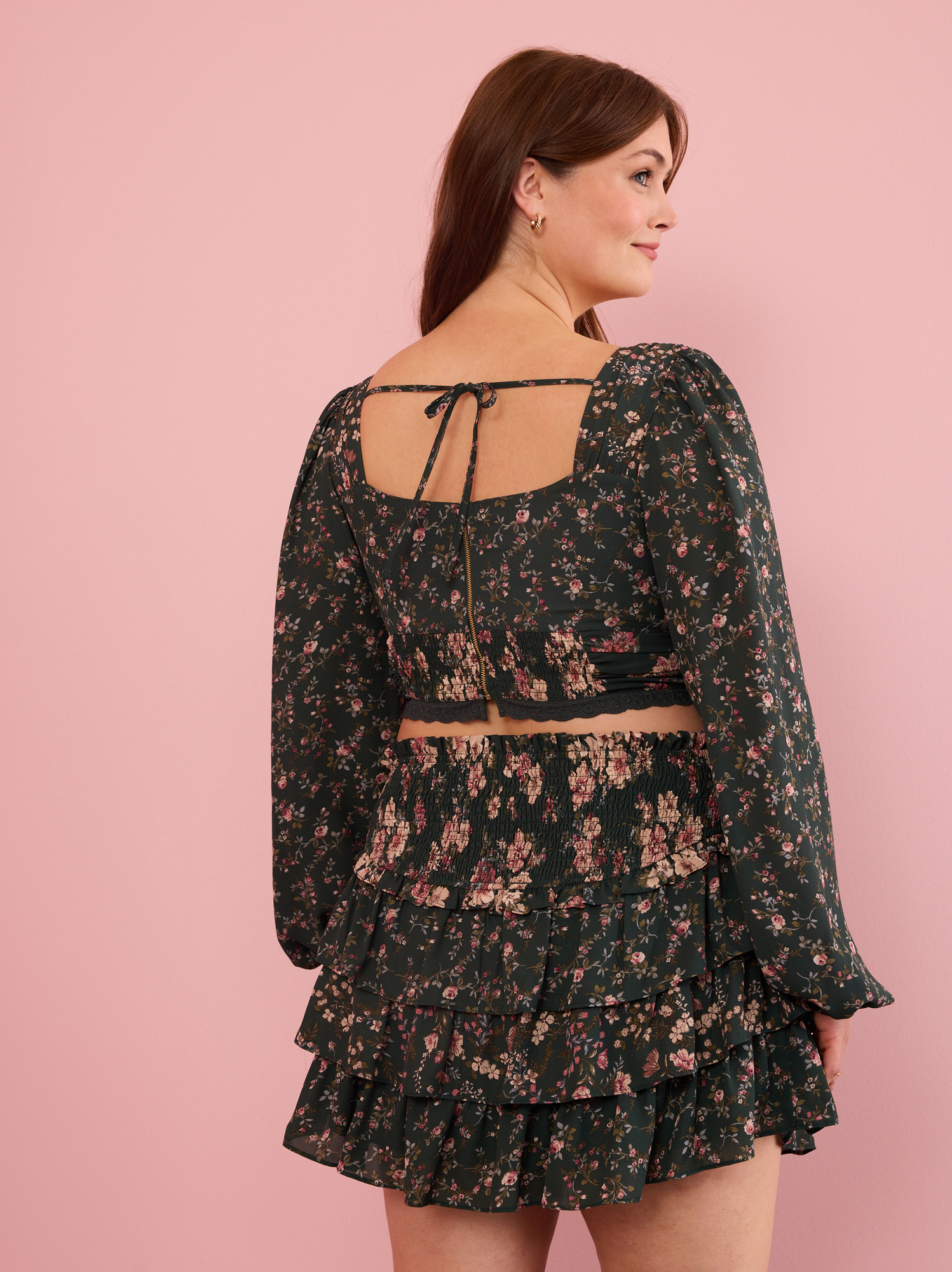 Andersyn Floral Crop Top