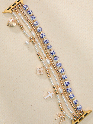 Blue Charmed Watch Band - ARULA