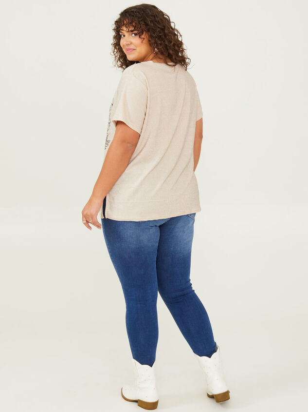 Nashville Glitter Tee Detail 4 - ARULA