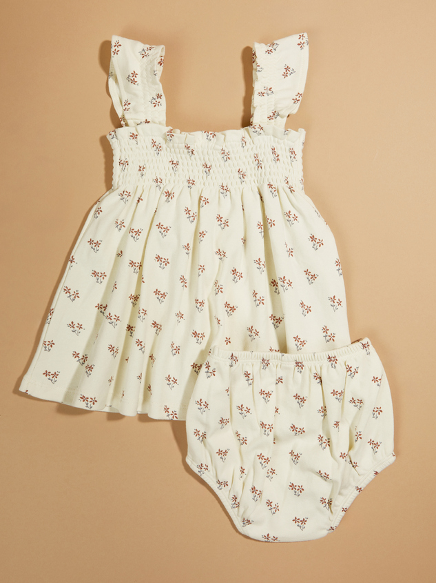 Kehlani Baby Dress and Bloomer Set by Quincy Mae Detail 2 - ARULA