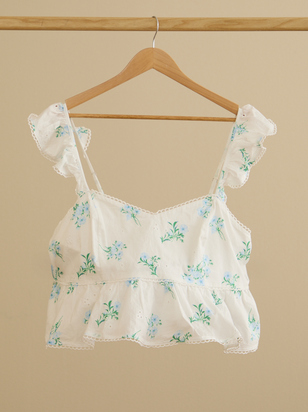 Maddy Floral Crop - ARULA