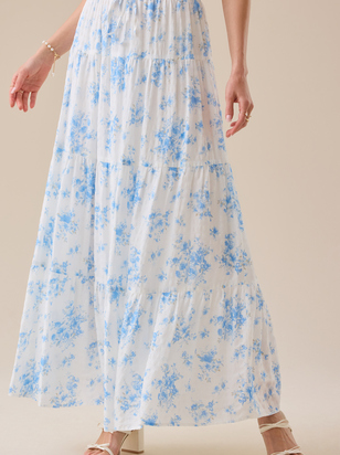 Foster Floral Maxi Skirt - ARULA