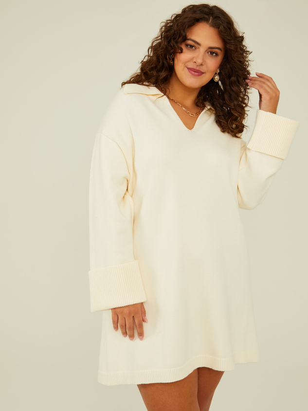 Lena Sweater Dress Detail 3 - ARULA