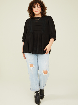 Valena Eyelet Top - ARULA