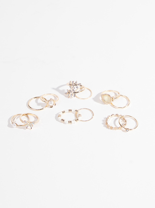 Butterfly Fields Ring Set - ARULA