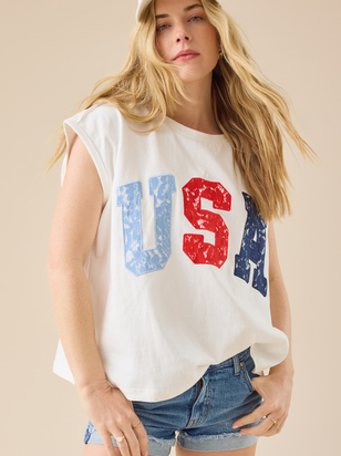 All American Oversized Tee - ARULA - 