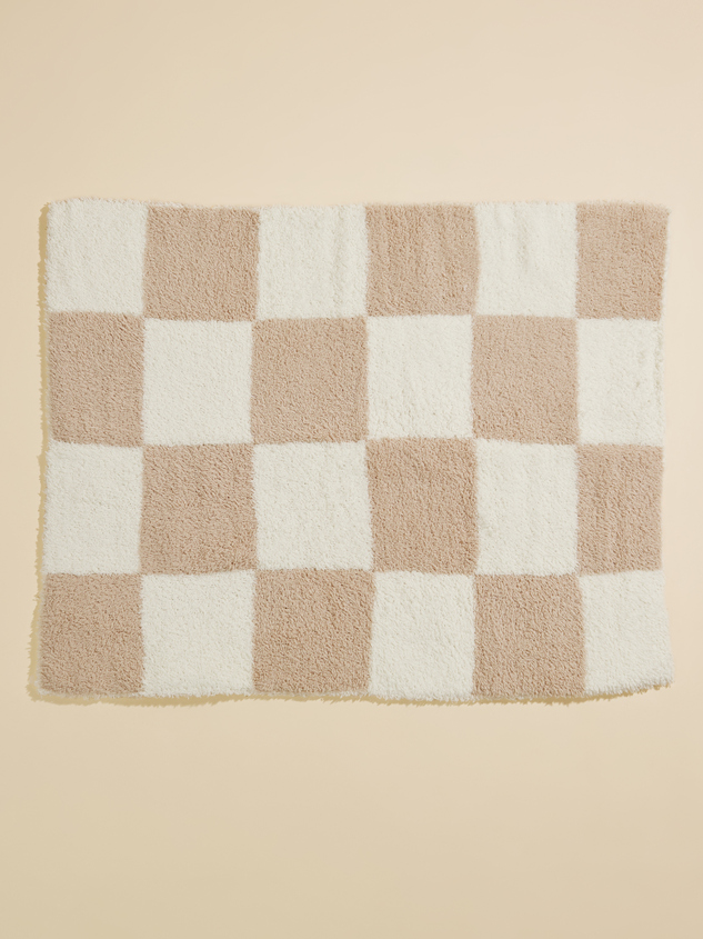 Checkered Plush Lovey Detail 2 - ARULA