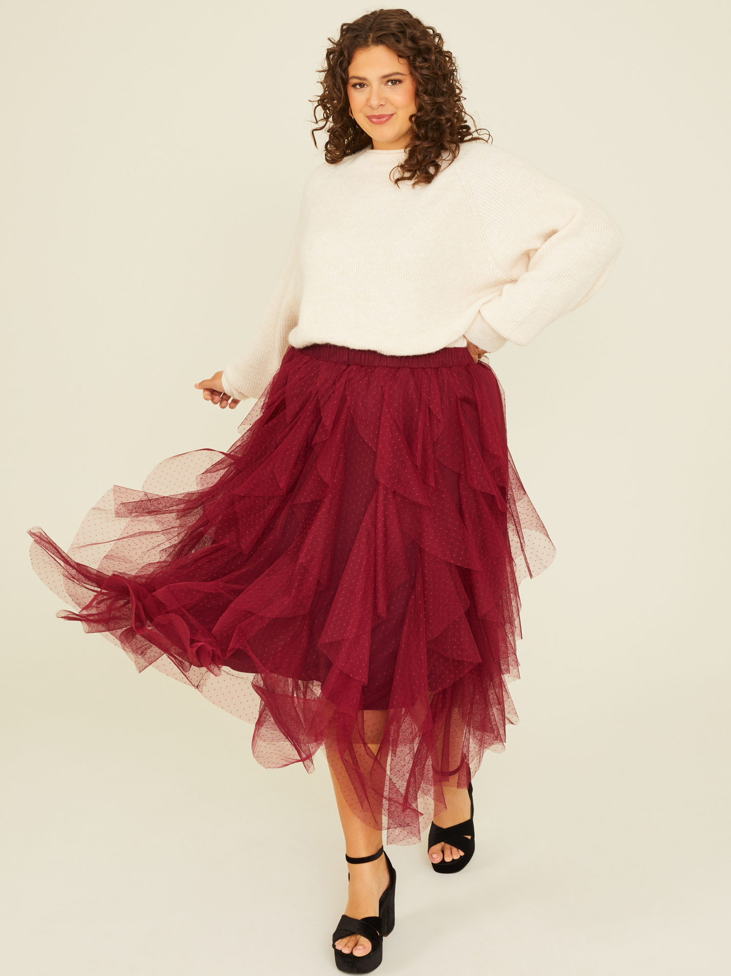 Tulle maxi skirt xxl hot sale