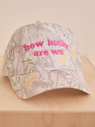 How Lucky Are We Camo Trucker Hat - ARULA - 