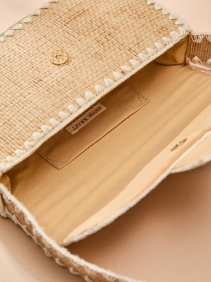 Woven Picnic Crossbody Bag - ARULA