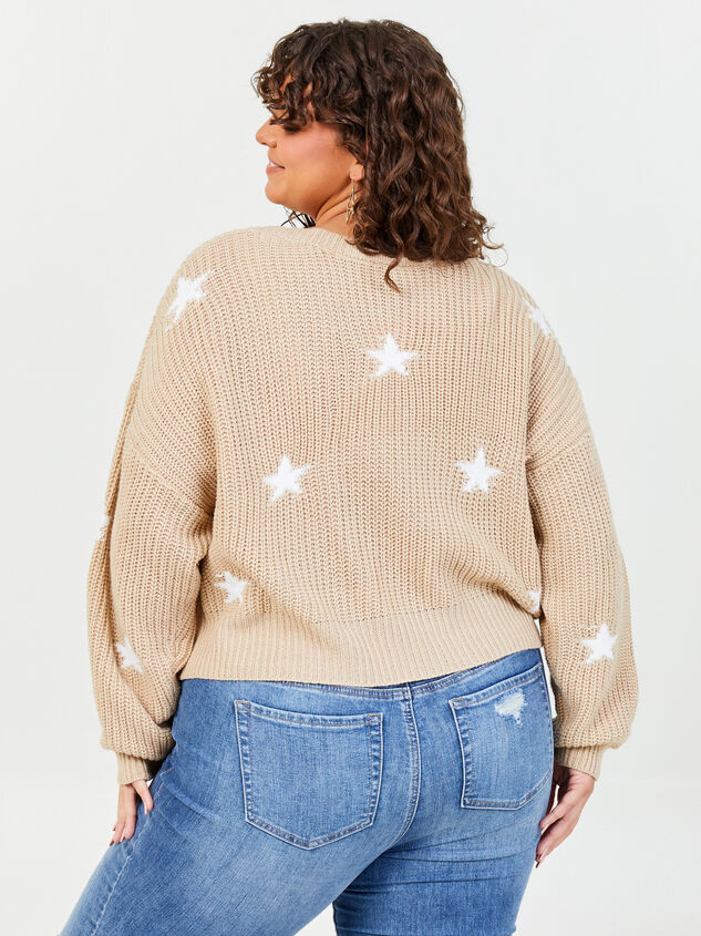Tatum Star Sweater Detail 3 - ARULA