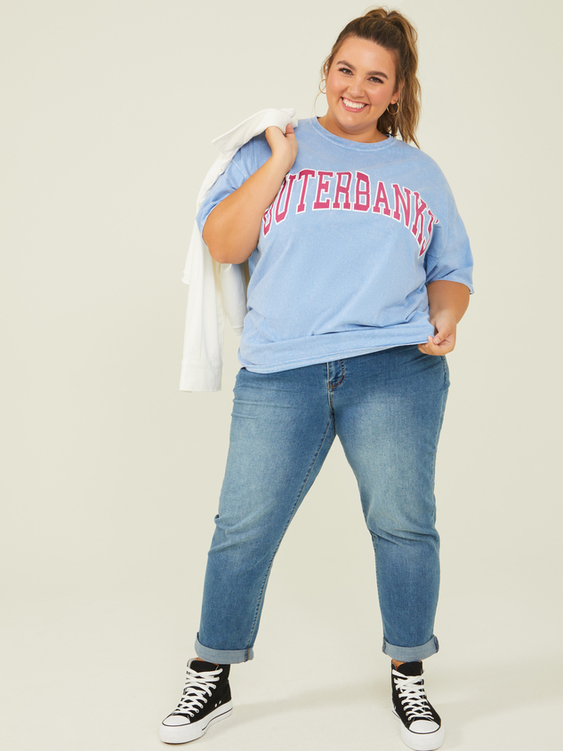 Outer Banks Oversized Tee Detail 2 - ARULA
