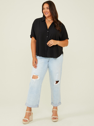 Fallon Buttondown Top - ARULA