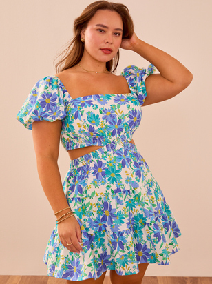 Coco Floral Mini Dress - ARULA