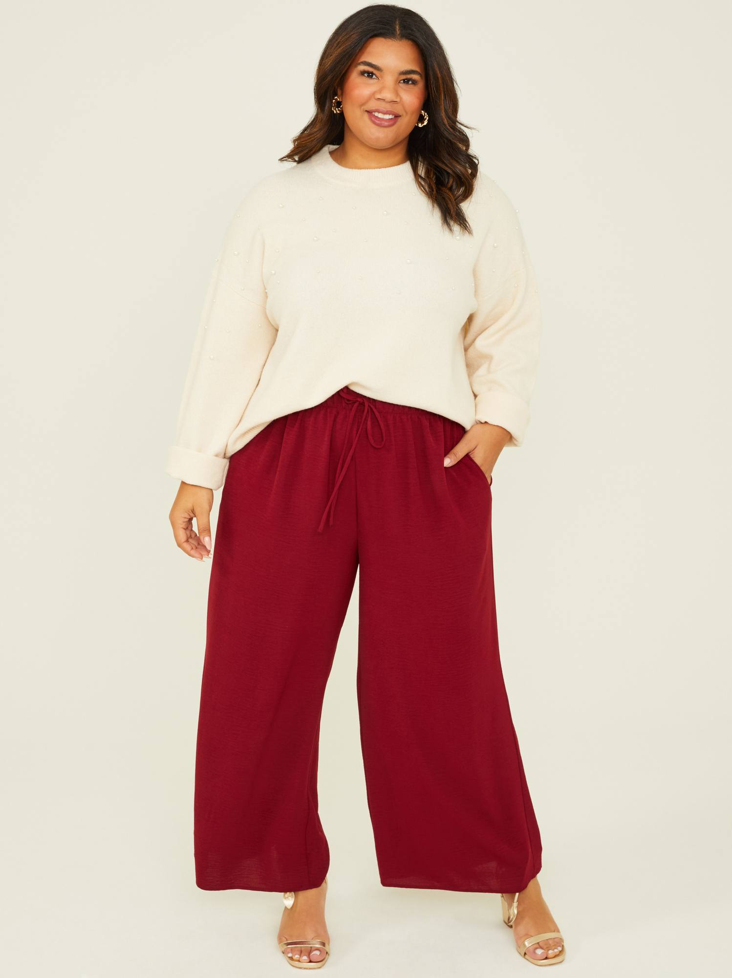 Wide leg marina pant online