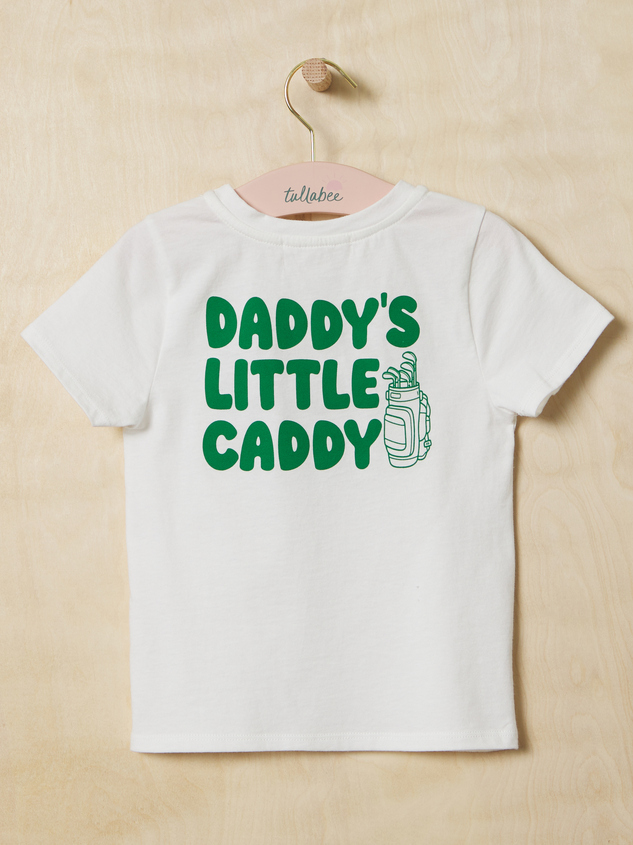 Daddy's Little Caddy Tee Detail 3 - ARULA