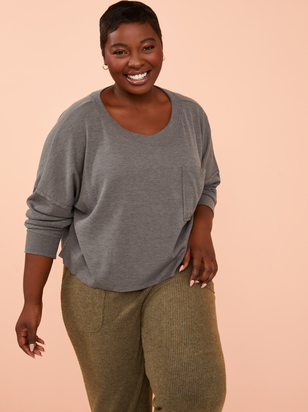 All Day Waffle Knit Top - ARULA