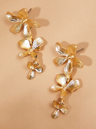 Cascading Flower Dangle Earrings - ARULA