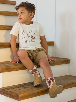 Running Wild Horses Tee Shirt - ARULA - 