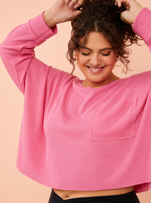 All Day Waffle Knit Top - ARULA