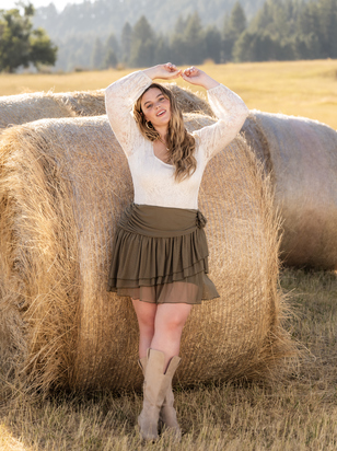 Kendra Mesh Skirt - ARULA