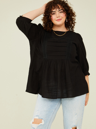 Valena Eyelet Top - ARULA