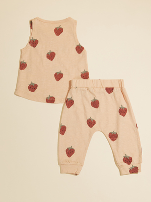 Strawberry Tank and Pants Set by Rylee + Cru - ARULA
