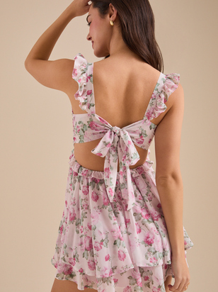 Moni Floral Romper - ARULA