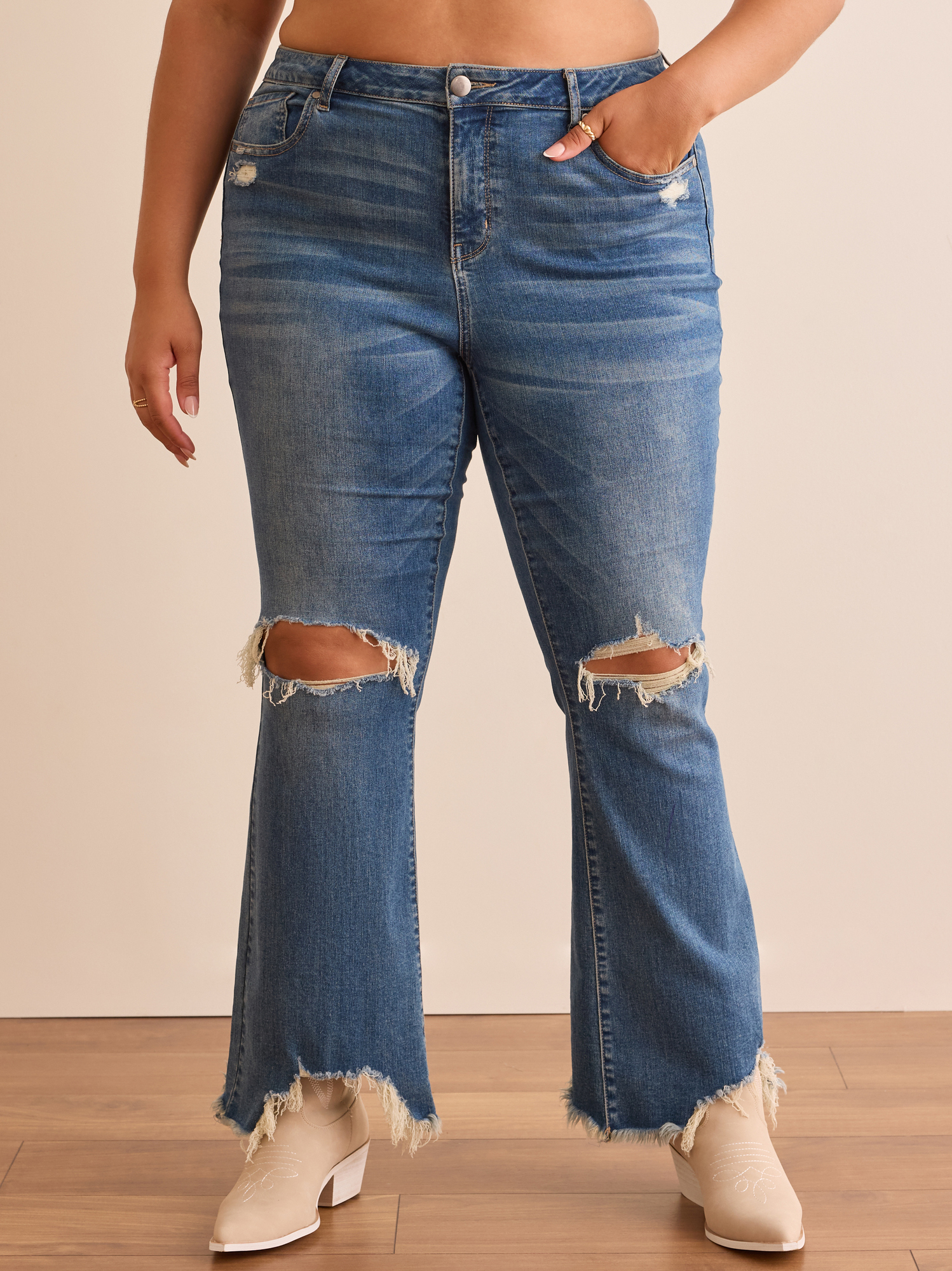 Corey High Rise Bootcut Jeans