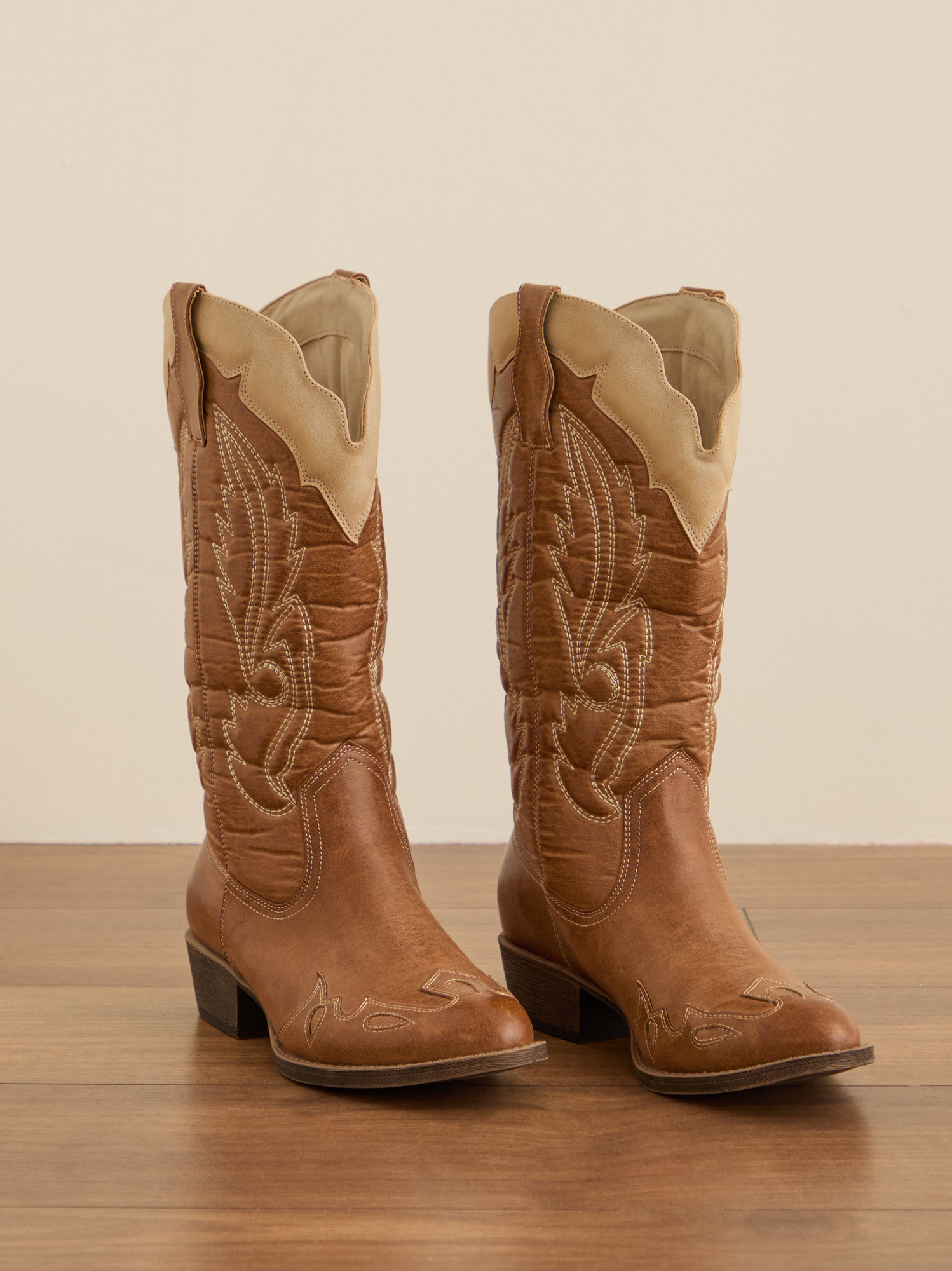 Calf western boots shop