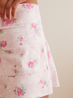 Serves Up Bow Print Skort - ARULA