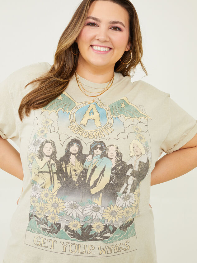 Aerosmith Sunflower Tee Detail 1 - ARULA