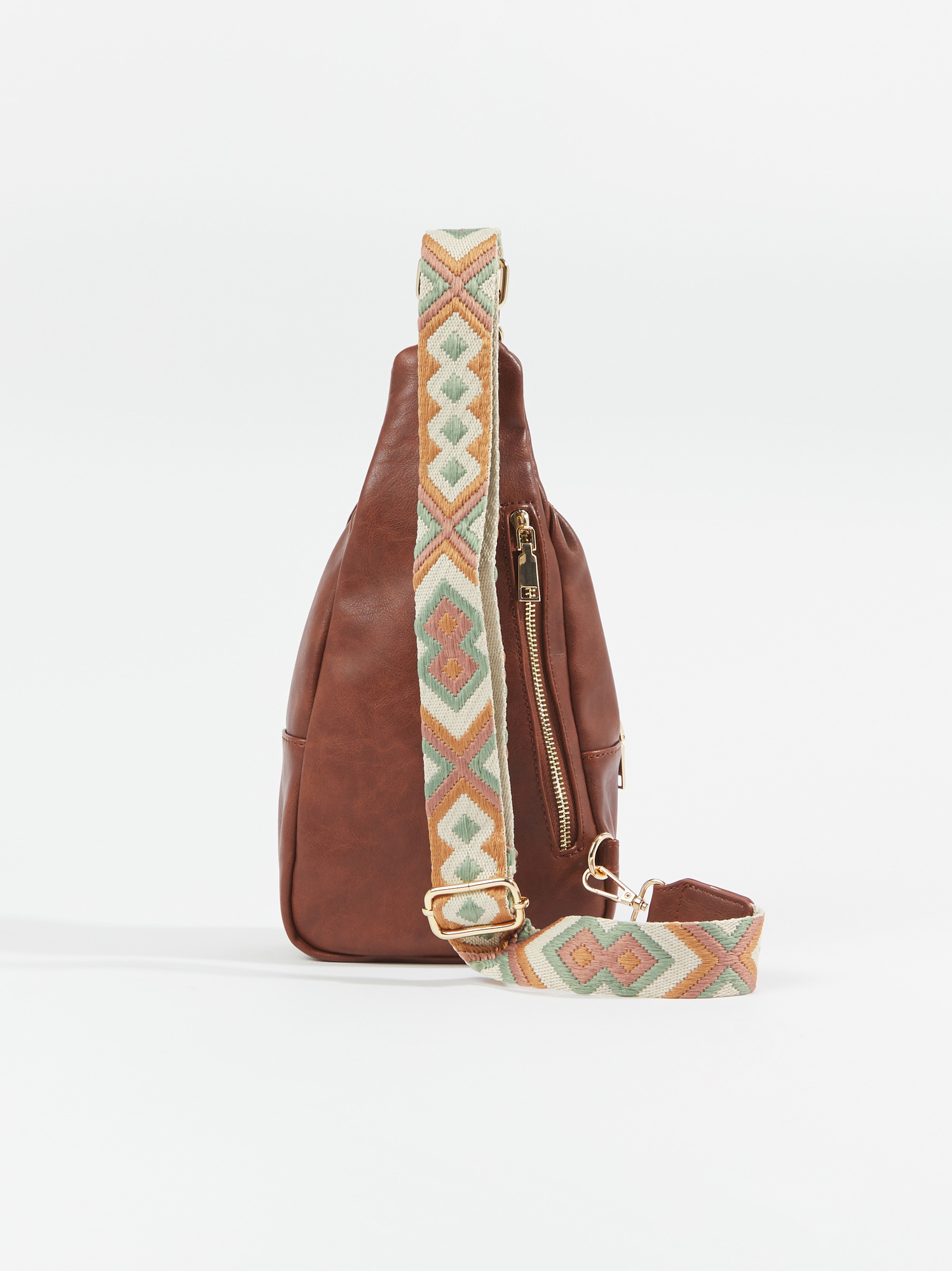 Slope Asymmetrical Sling Backpack Aztec Multicolored Bag - NICE!
