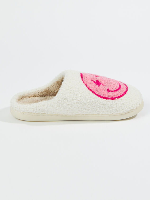 Lightning Smiley Slippers Detail 2 - ARULA