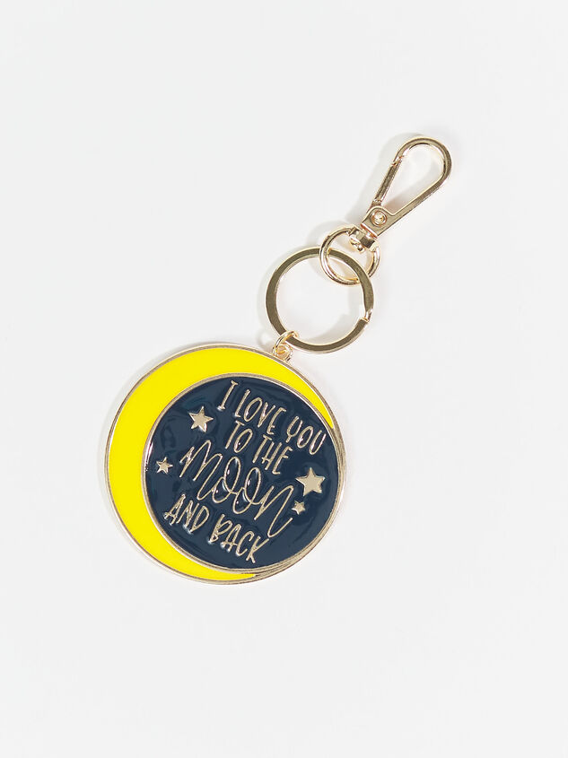 Love You to the Moon Keychain Detail 1 - ARULA