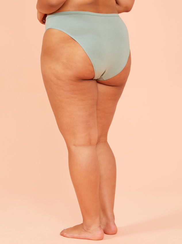Cotton High Leg Undie Detail 5 - ARULA