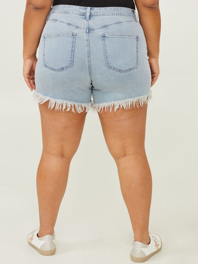 Gabby Vintage Denim Shorts Detail 5 - ARULA