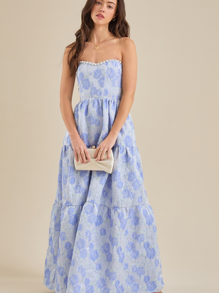 Skye Floral Maxi Dress - ARULA
