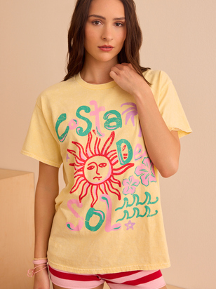 Costa Del Sol Graphic Tee - ARULA