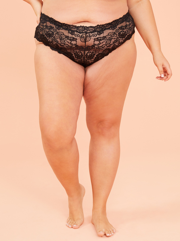 Stretch Lace Hipster Undie Detail 3 - ARULA