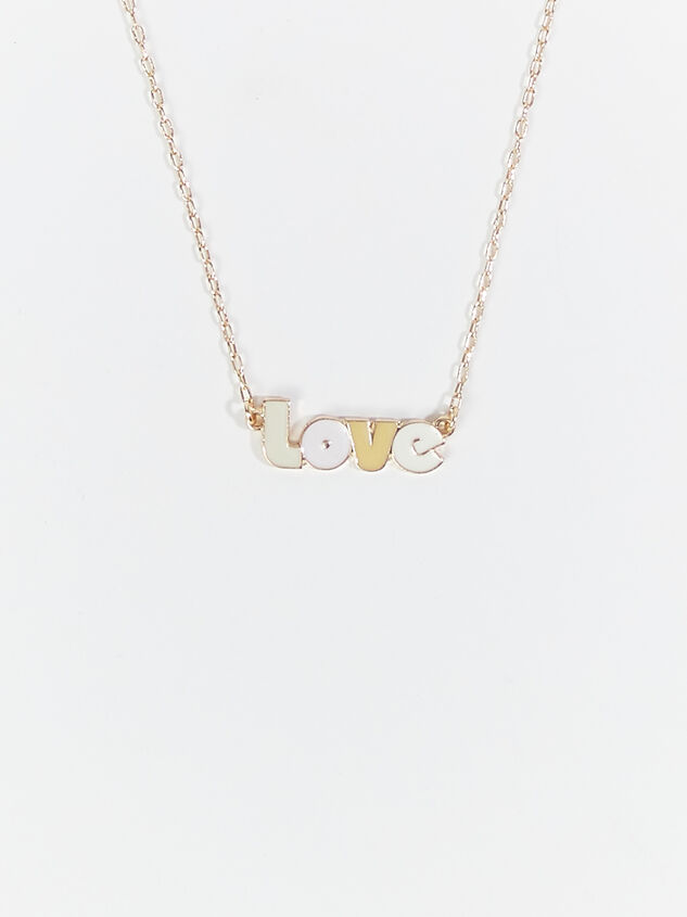 Retro Love Necklace Detail 2 - ARULA