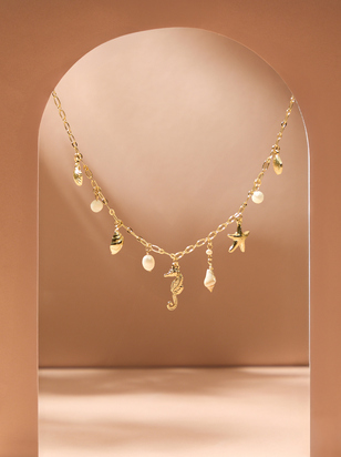 Sea Breeze Charm Necklace - ARULA