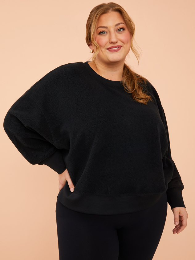 Serene Sherpa Pullover Detail 5 - ARULA