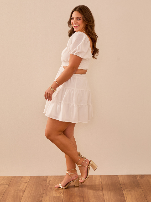 Coco Floral Mini Dress Detail 5 - ARULA