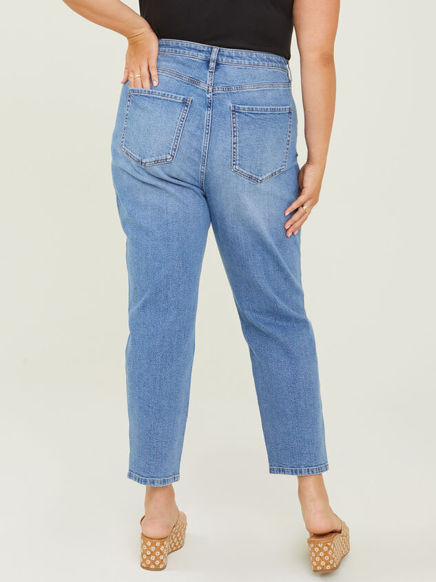 Adalee Straight Leg Jeans Detail 5 - ARULA