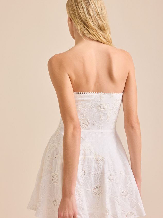 Margo Strapless Mini Dress Detail 5 - ARULA