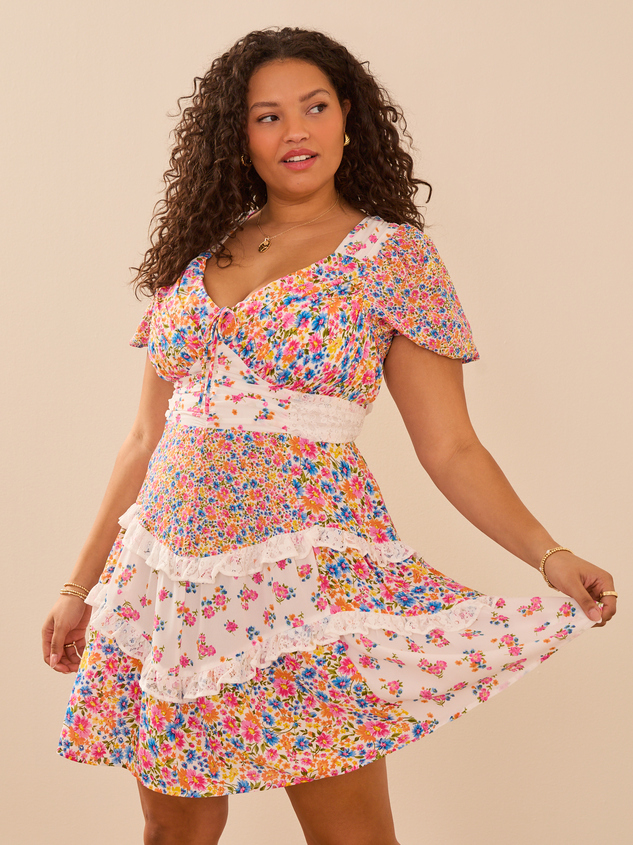 Aderny Mini Dress Detail 3 - ARULA