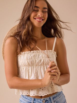 Casie Lace Babydoll Tank - ARULA - 